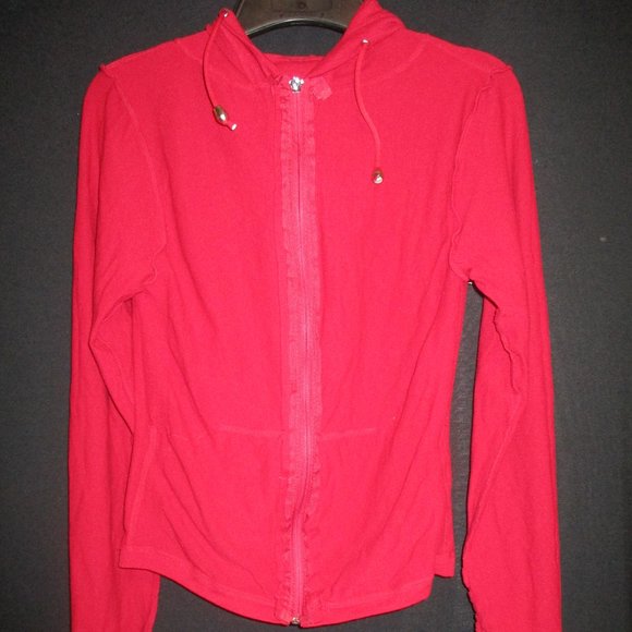 Cleo Apparel Red Hood Girl's Long Sleeve Jacket - Picture 10 of 11